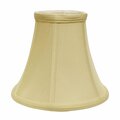 Homeroots 18 in. Antique White Premium Bell Monay Shantung Lampshade 469615